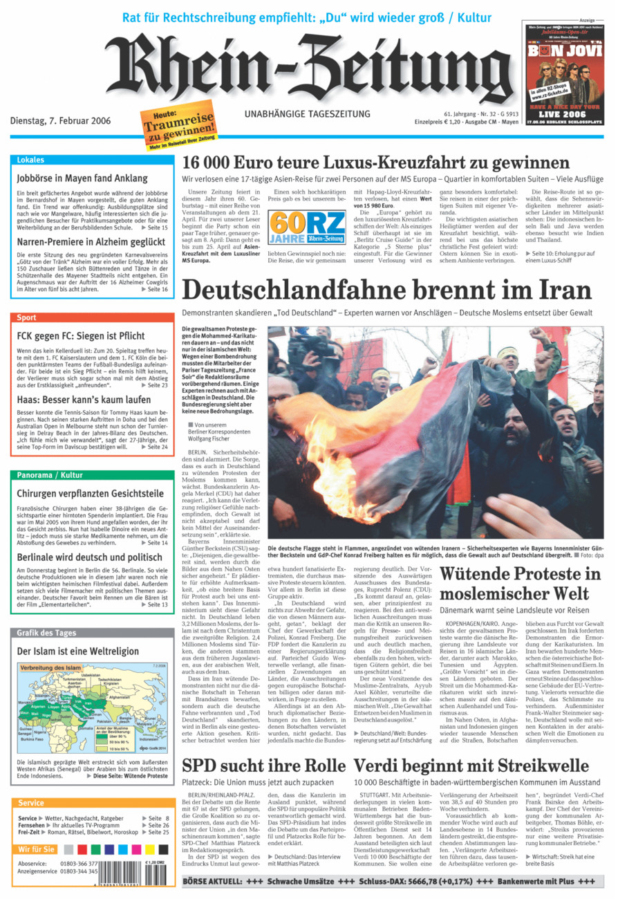 Rhein-Zeitung Andernach & Mayen vom Dienstag, 07.02.2006