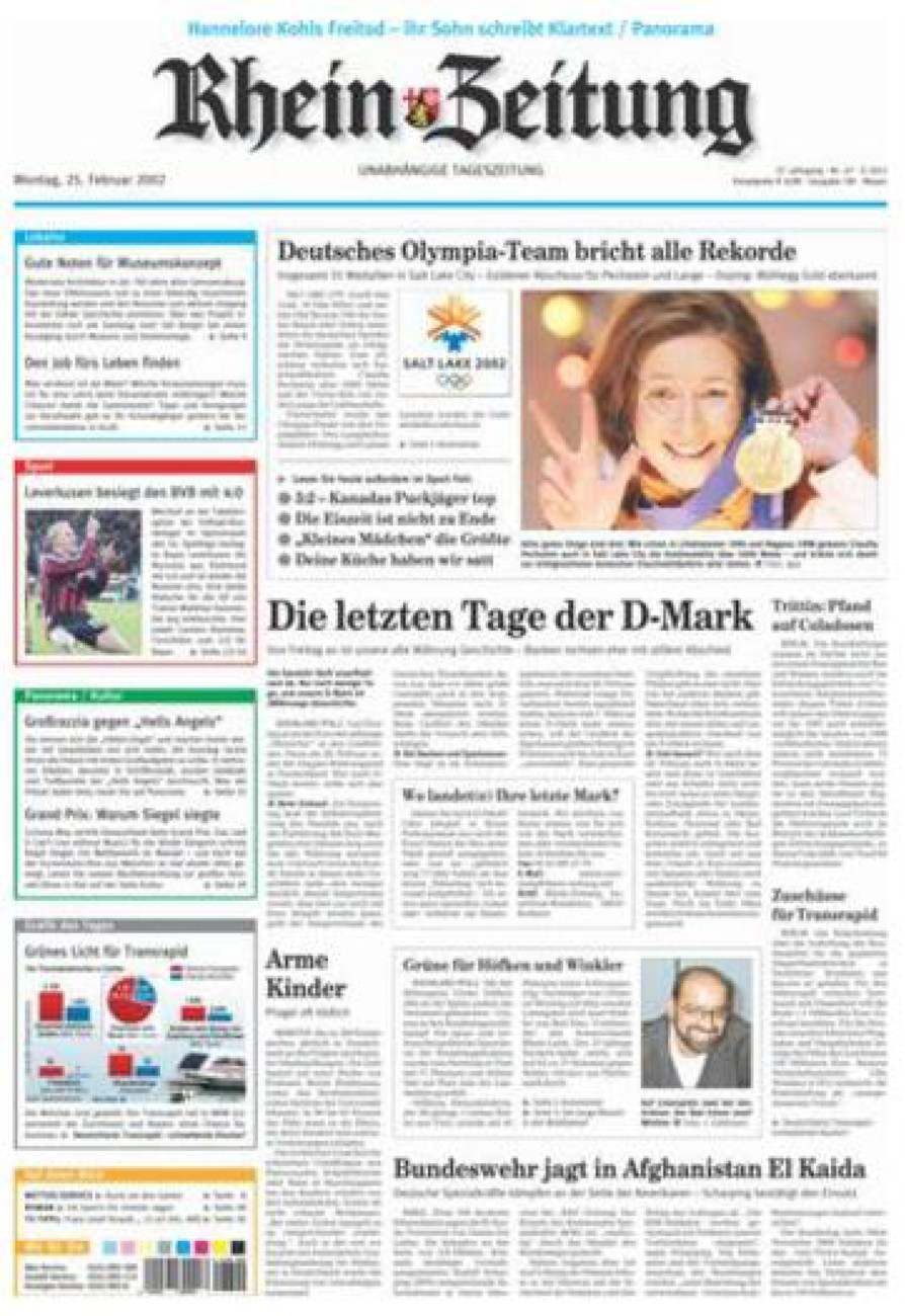 Rhein-Zeitung Andernach & Mayen vom Montag, 25.02.2002
