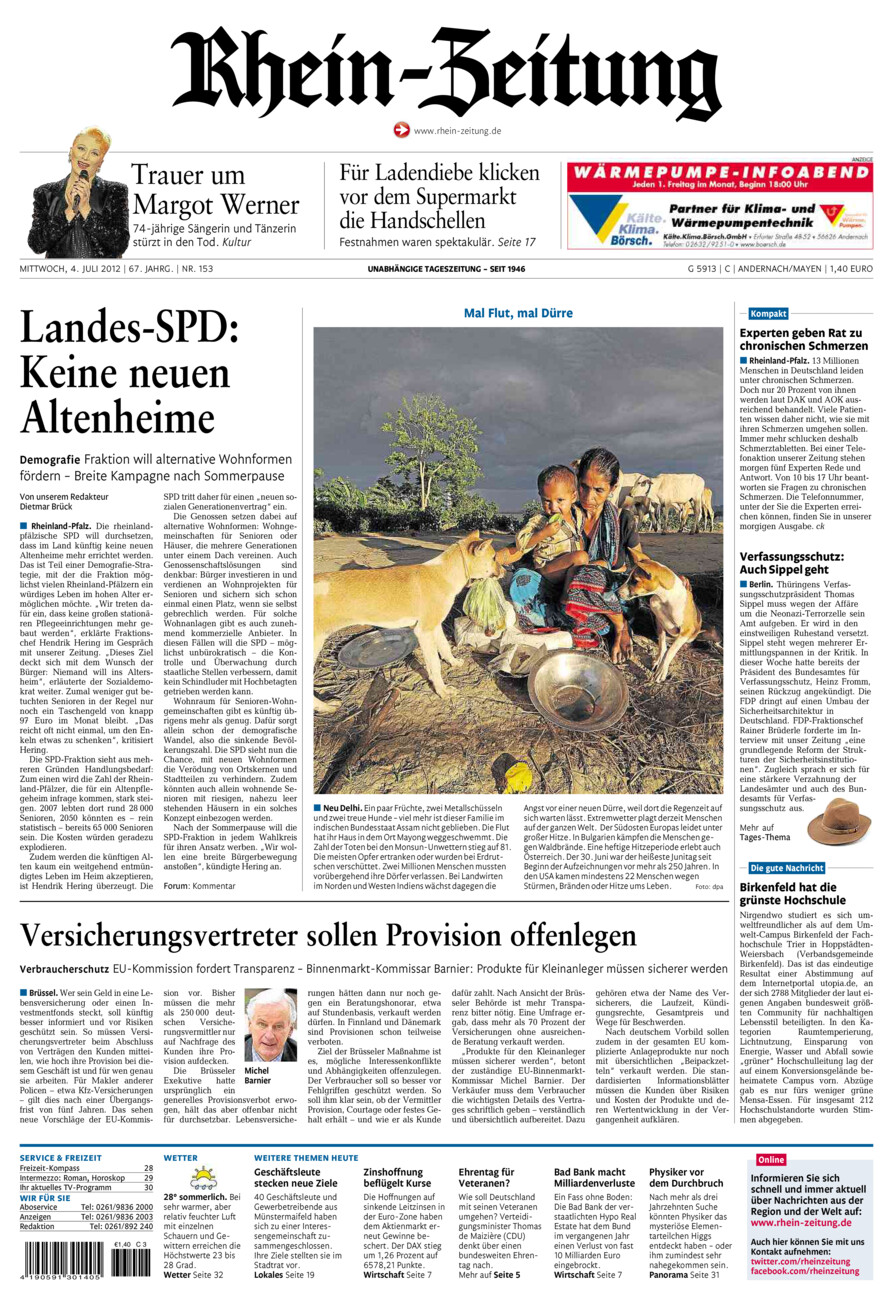 Rhein-Zeitung Andernach & Mayen vom Mittwoch, 04.07.2012