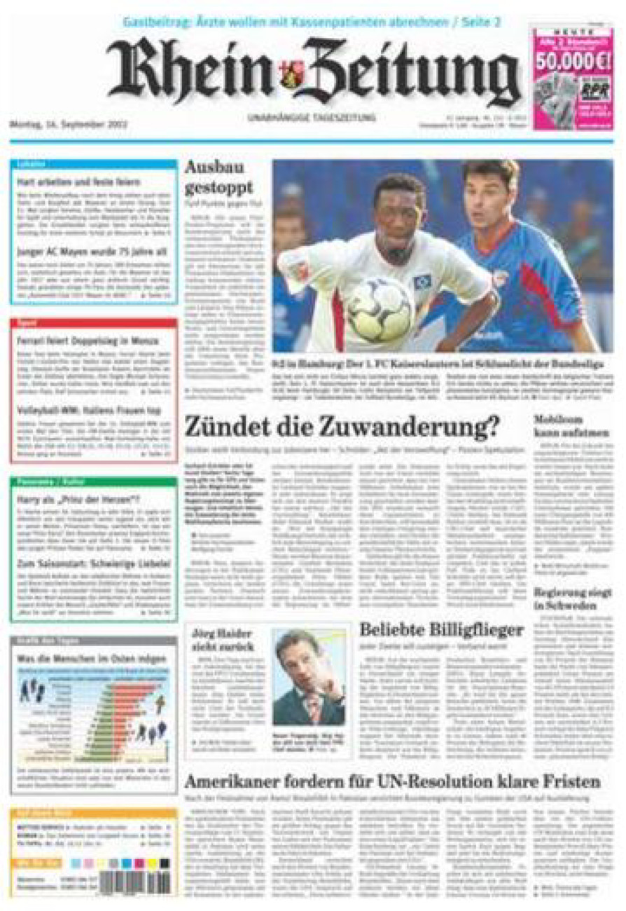 Rhein-Zeitung Andernach & Mayen vom Montag, 16.09.2002