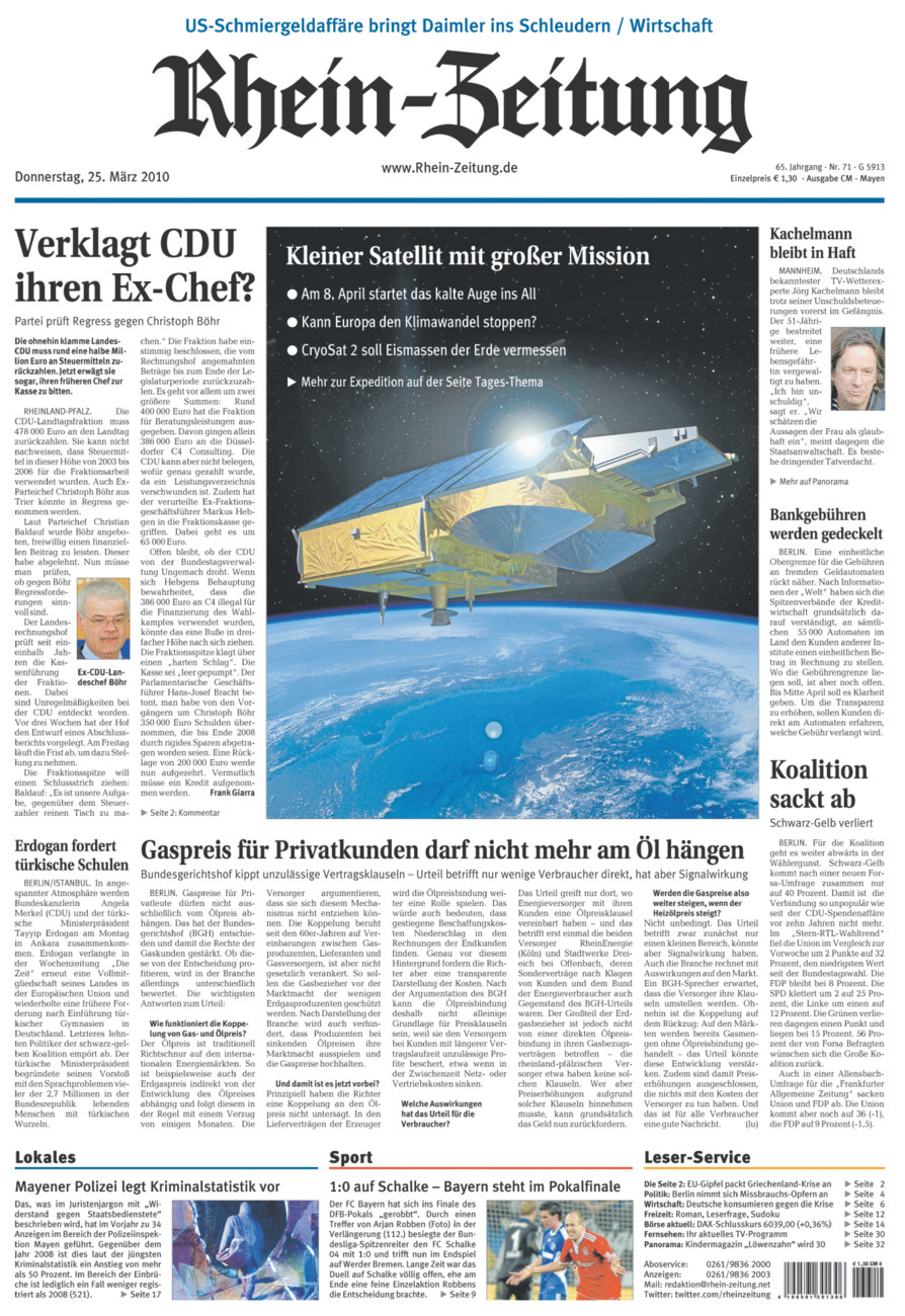 Rhein-Zeitung Andernach & Mayen vom Donnerstag, 25.03.2010