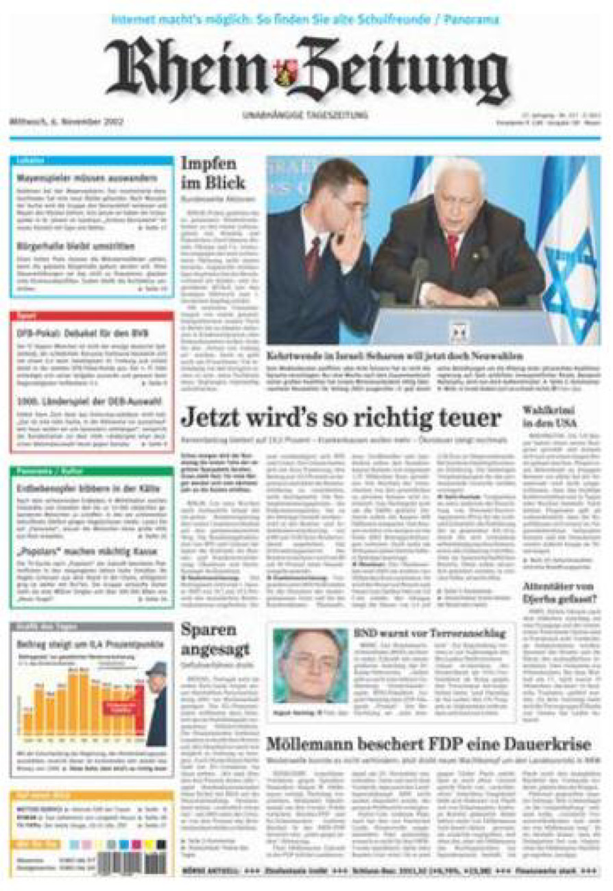 Rhein-Zeitung Andernach & Mayen vom Mittwoch, 06.11.2002