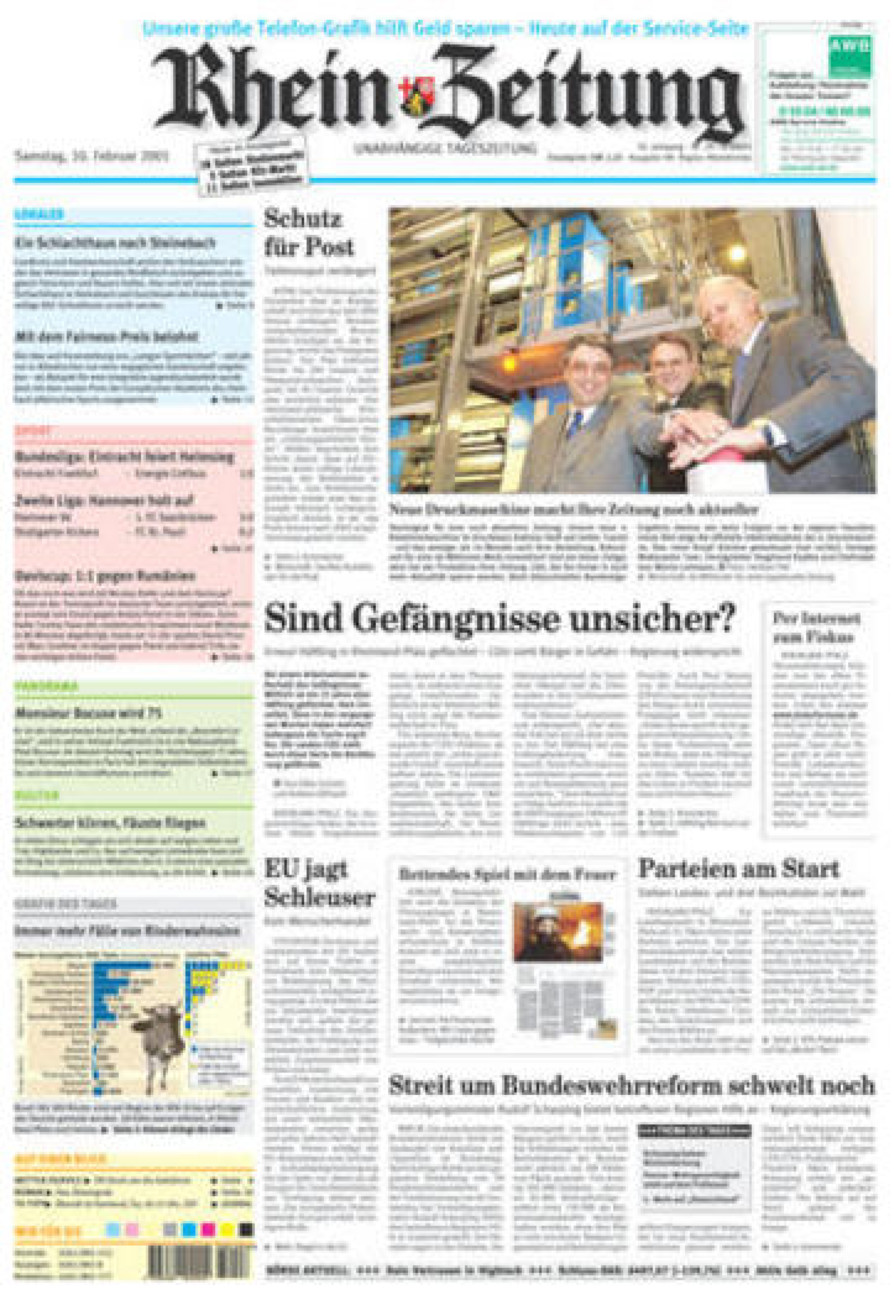 Rhein-Zeitung Kreis Altenkirchen vom Samstag, 10.02.2001