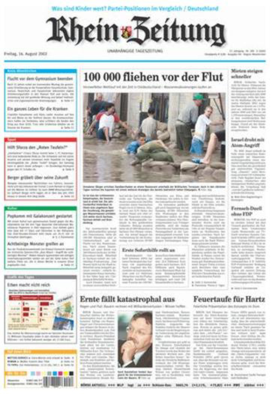 Rhein-Zeitung Kreis Altenkirchen vom Freitag, 16.08.2002