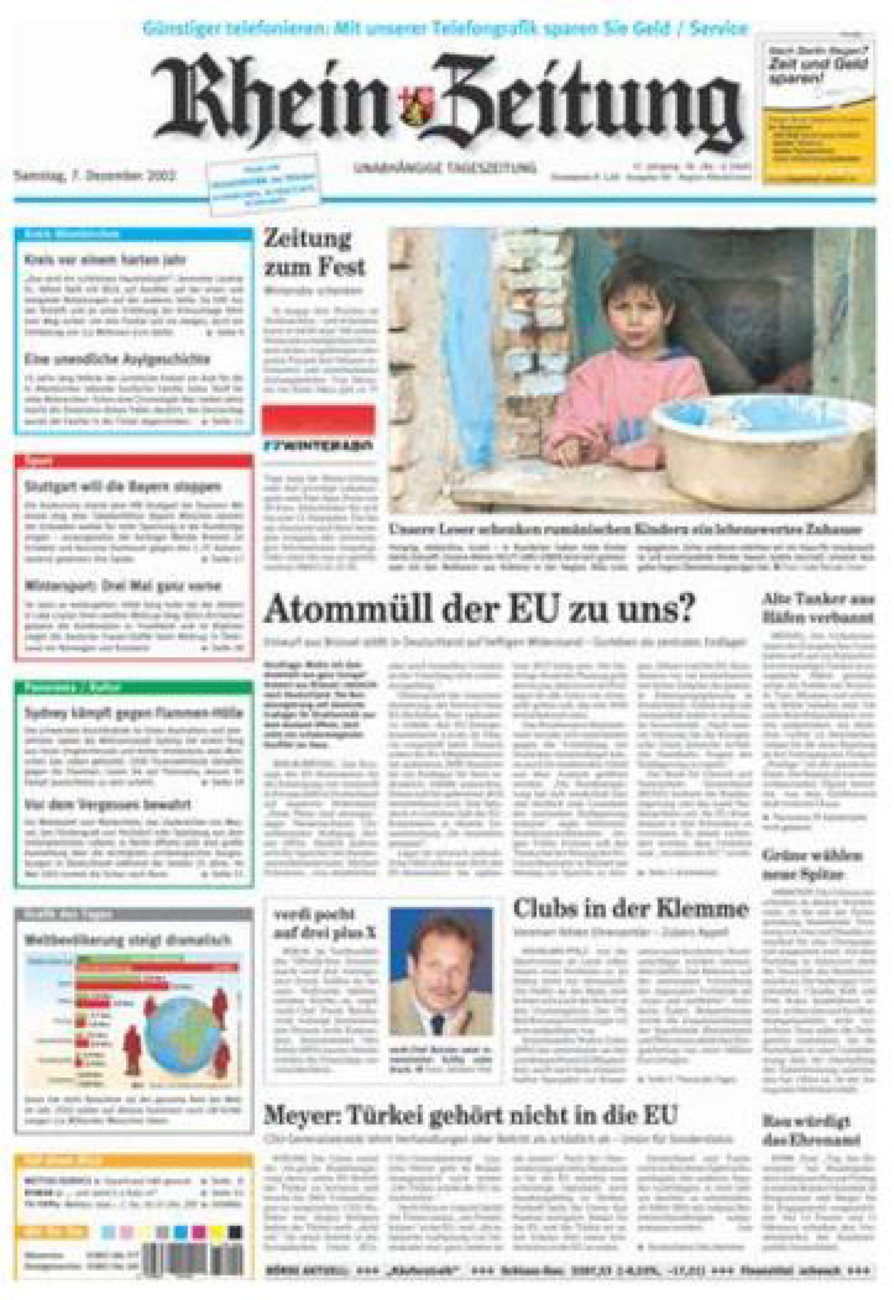 Rhein-Zeitung Kreis Altenkirchen vom Samstag, 07.12.2002