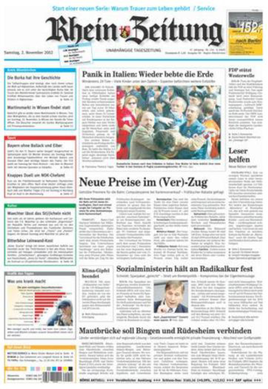 Rhein-Zeitung Kreis Altenkirchen vom Samstag, 02.11.2002