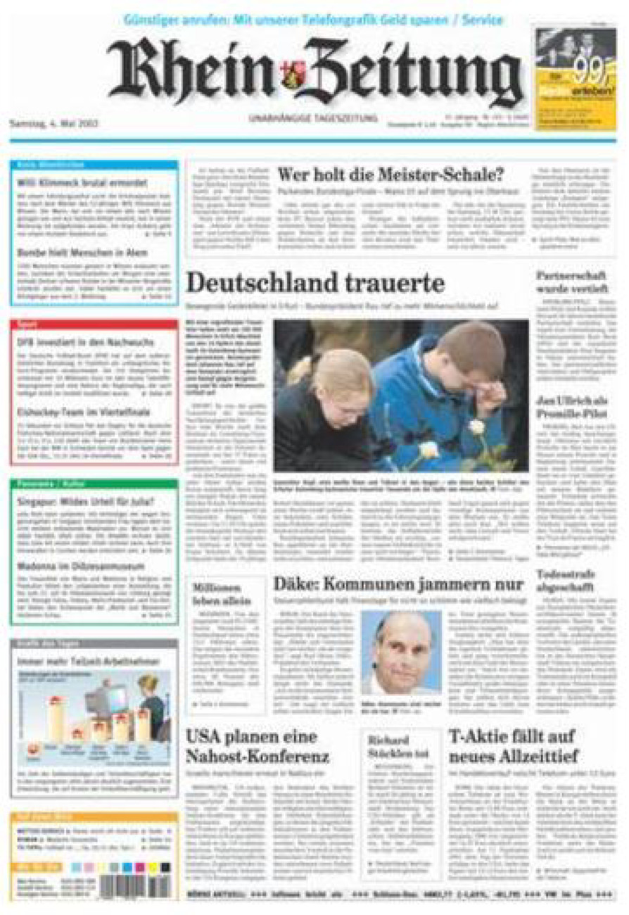 Rhein-Zeitung Kreis Altenkirchen vom Samstag, 04.05.2002