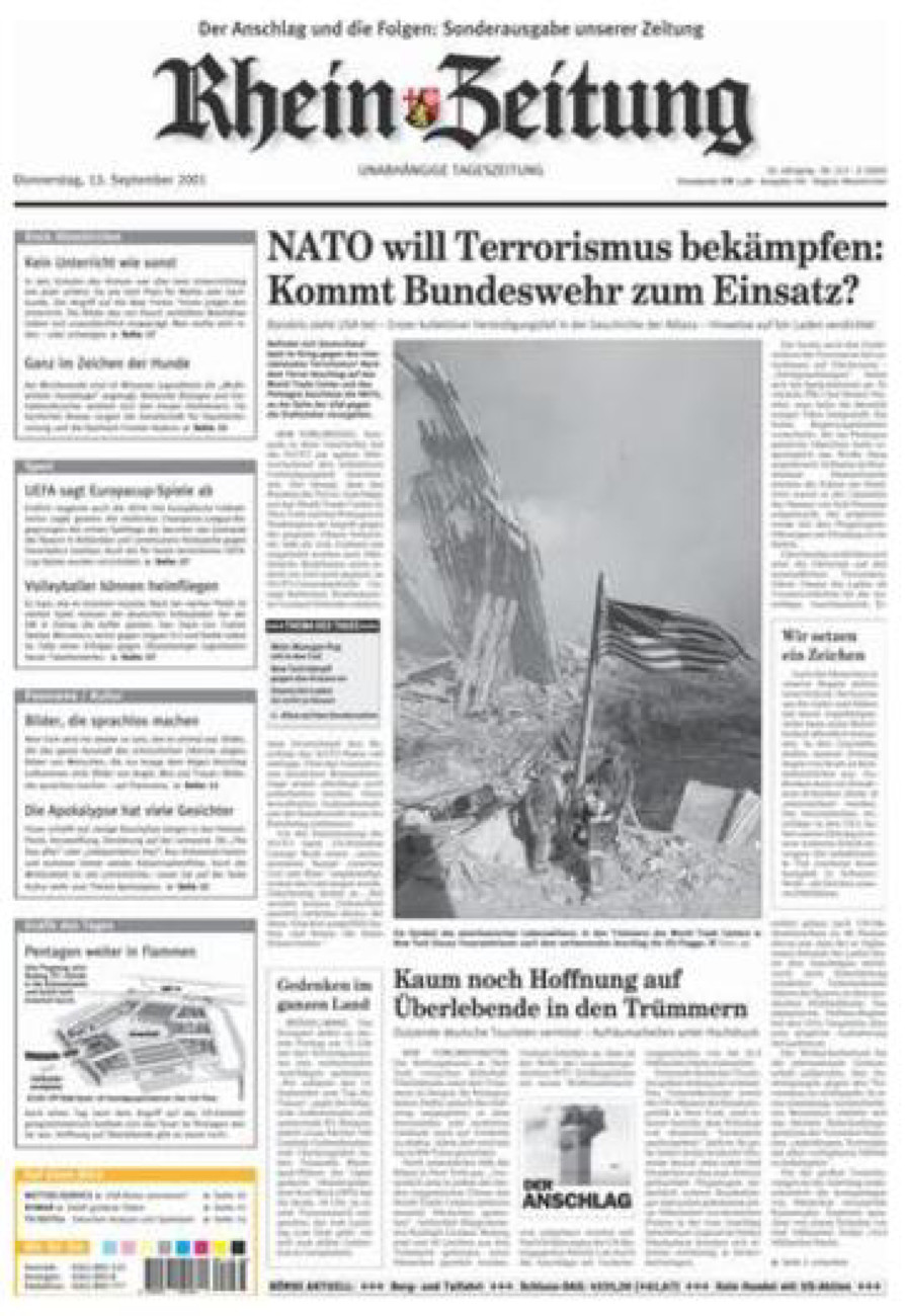 Rhein-Zeitung Kreis Altenkirchen vom Donnerstag, 13.09.2001