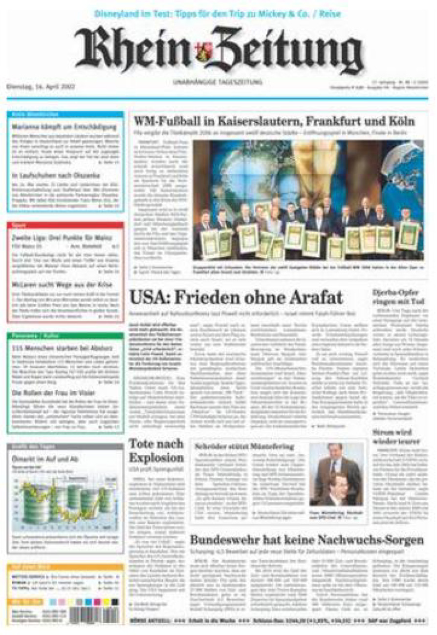 Rhein-Zeitung Kreis Altenkirchen vom Dienstag, 16.04.2002