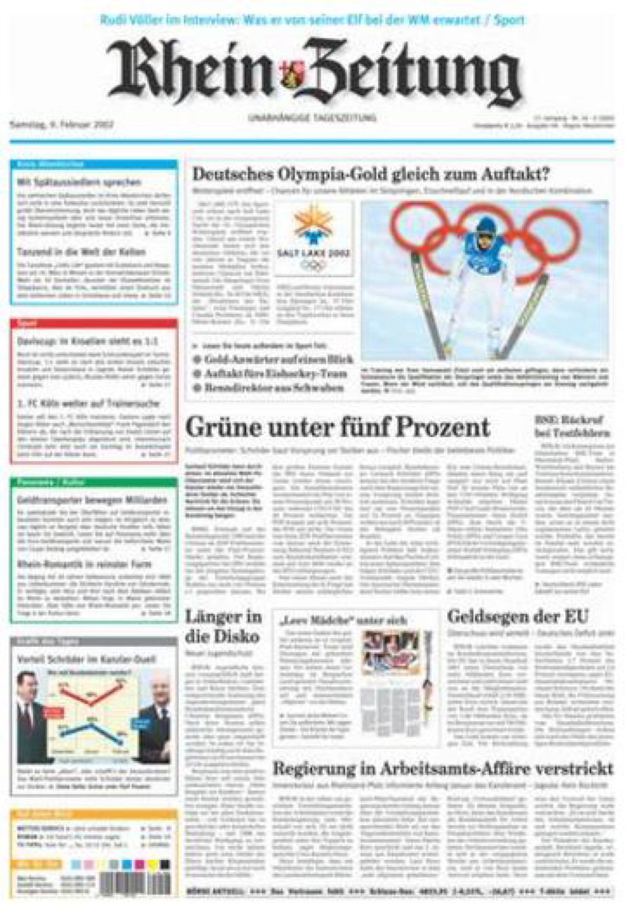 Rhein-Zeitung Kreis Altenkirchen vom Samstag, 09.02.2002