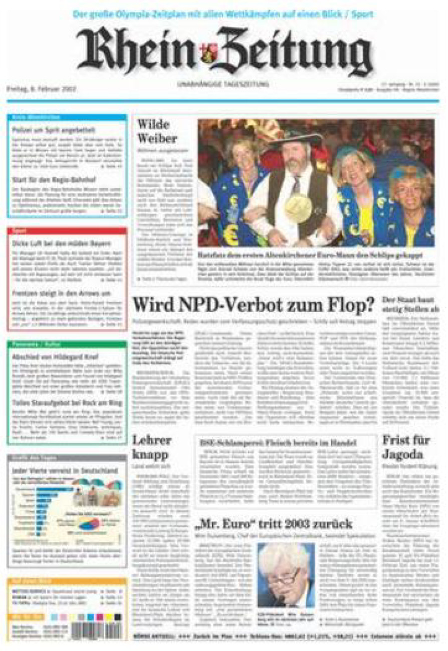 Rhein-Zeitung Kreis Altenkirchen vom Freitag, 08.02.2002