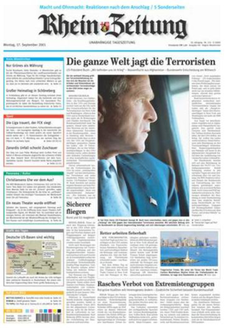 Rhein-Zeitung Kreis Altenkirchen vom Montag, 17.09.2001