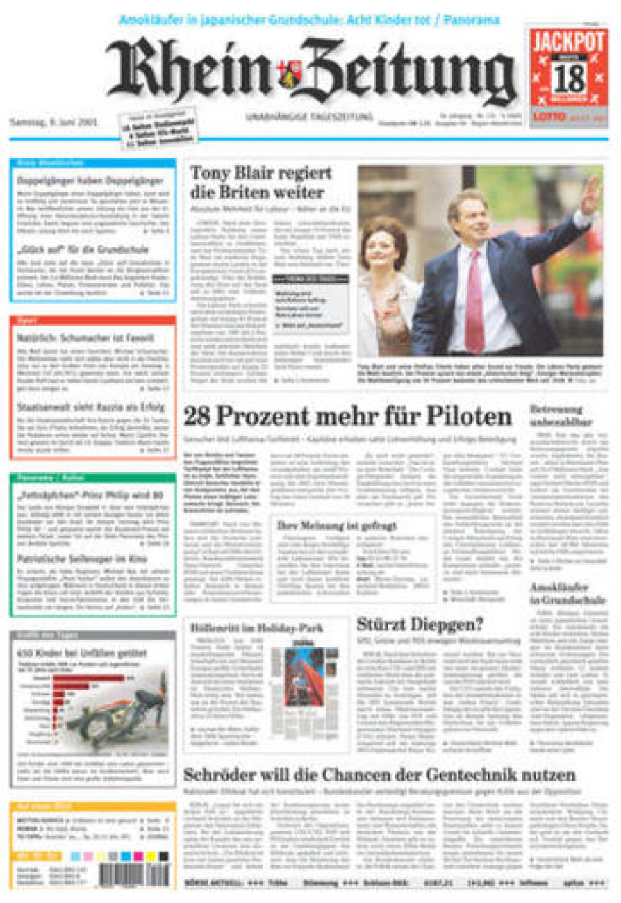 Rhein-Zeitung Kreis Altenkirchen vom Samstag, 09.06.2001