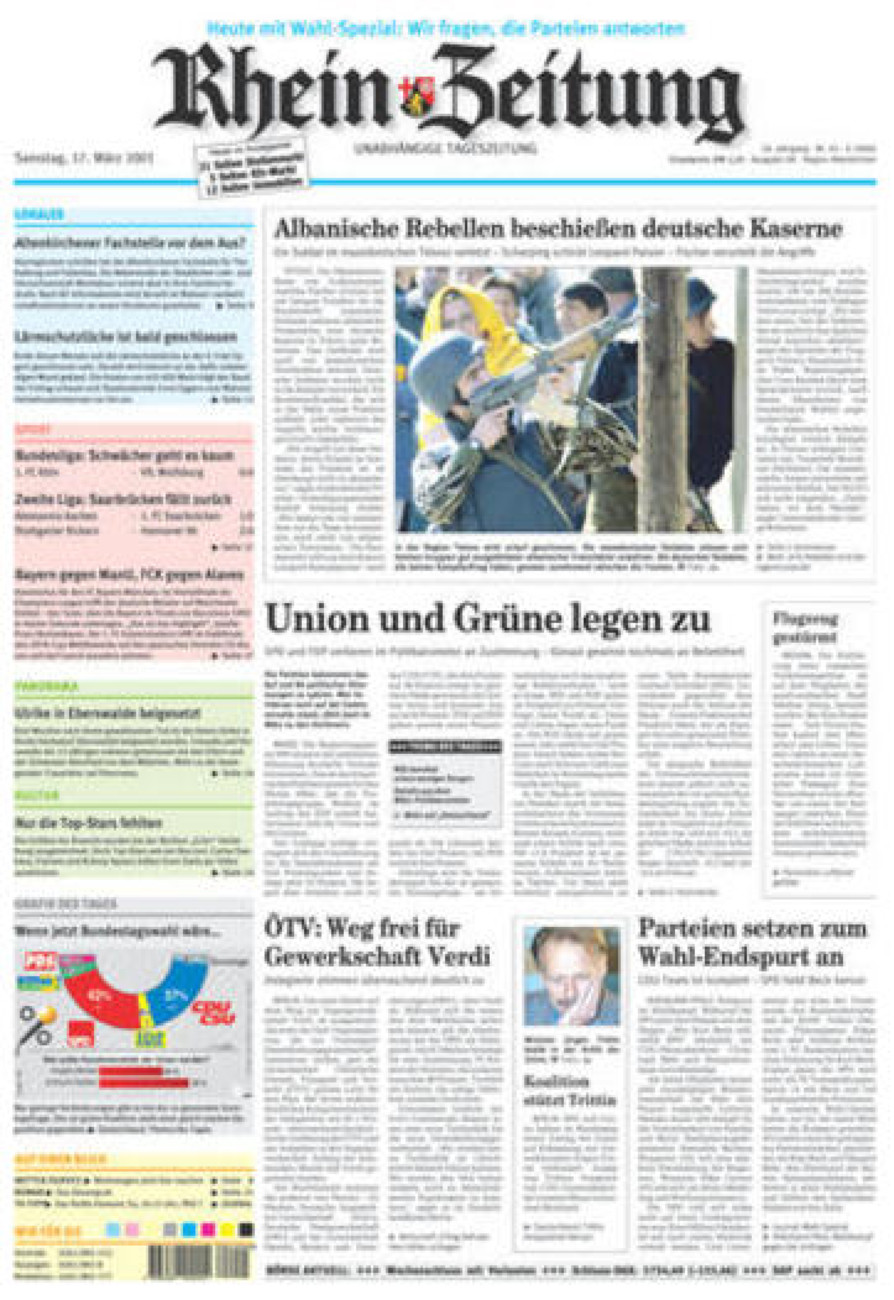 Rhein-Zeitung Kreis Altenkirchen vom Samstag, 17.03.2001