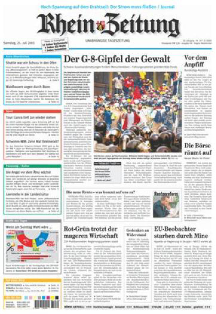 Rhein-Zeitung Kreis Altenkirchen vom Samstag, 21.07.2001