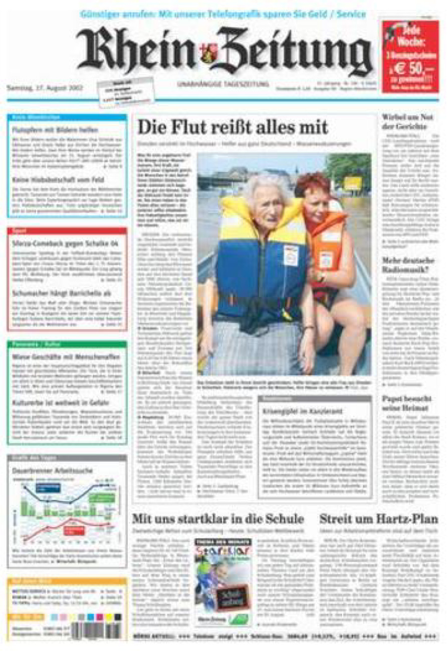 Rhein-Zeitung Kreis Altenkirchen vom Samstag, 17.08.2002