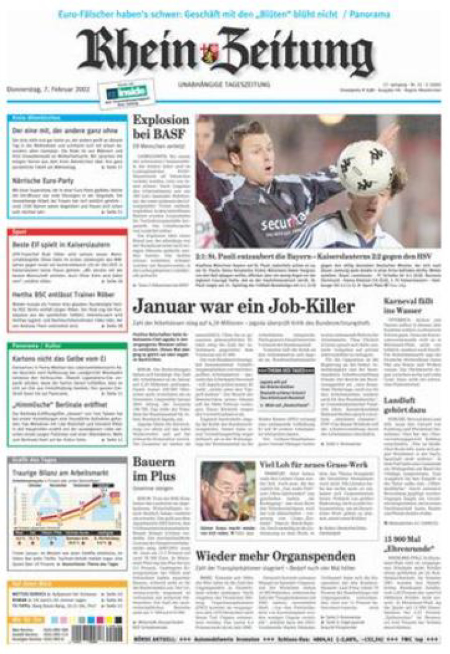 Rhein-Zeitung Kreis Altenkirchen vom Donnerstag, 07.02.2002