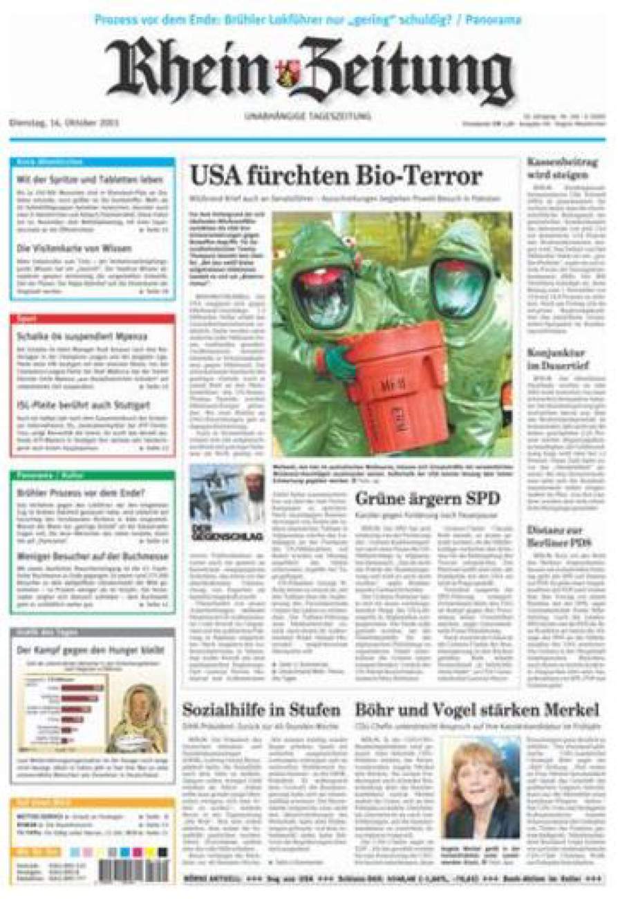 Rhein-Zeitung Kreis Altenkirchen vom Dienstag, 16.10.2001