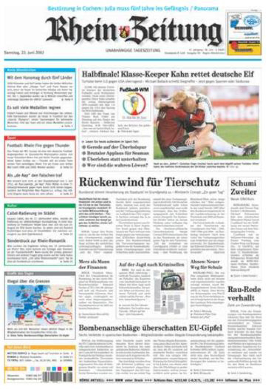 Rhein-Zeitung Kreis Altenkirchen vom Samstag, 22.06.2002