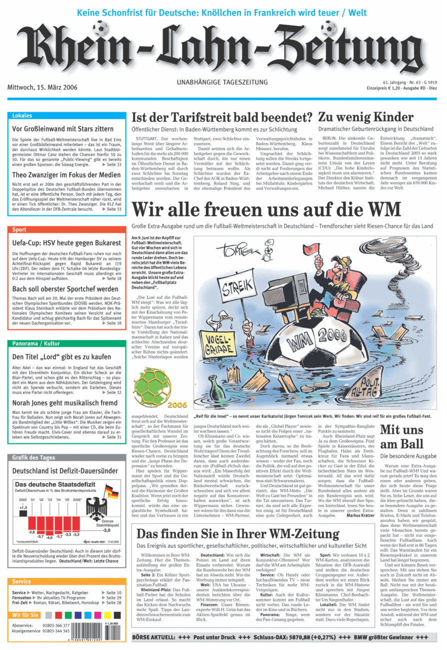 Rhein-Lahn-Zeitung Diez (Archiv) vom Mittwoch, 15.03.2006