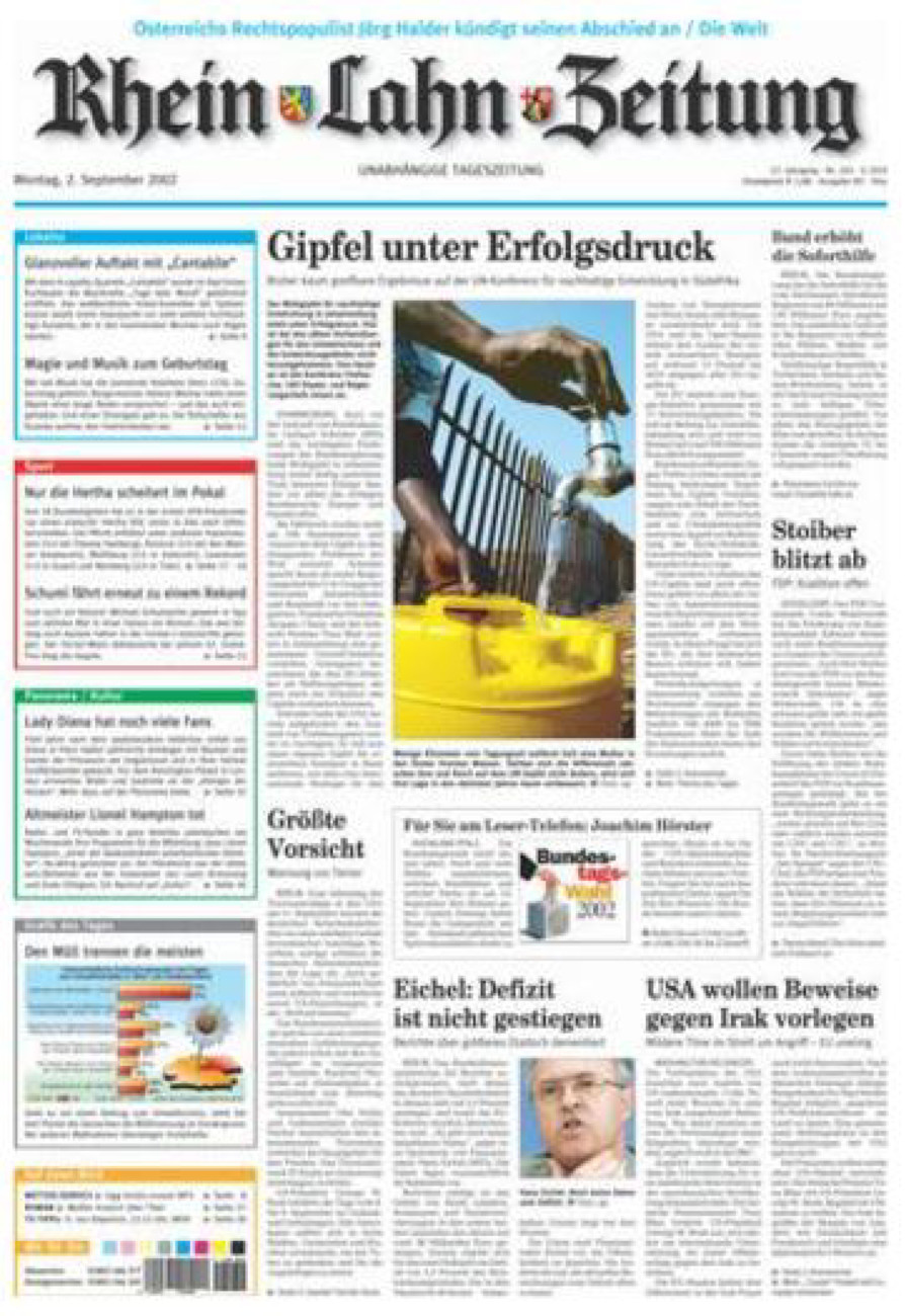 Rhein-Lahn-Zeitung Diez (Archiv) vom Montag, 02.09.2002