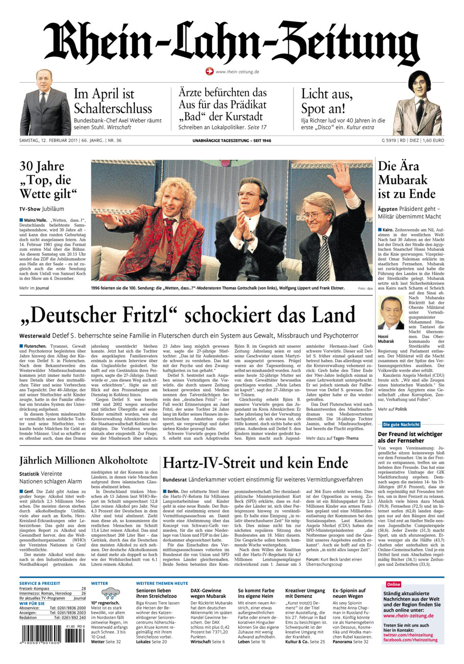 Rhein-Lahn-Zeitung Diez (Archiv) vom Samstag, 12.02.2011