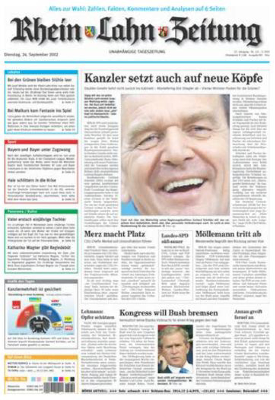 Rhein-Lahn-Zeitung Diez (Archiv) vom Dienstag, 24.09.2002