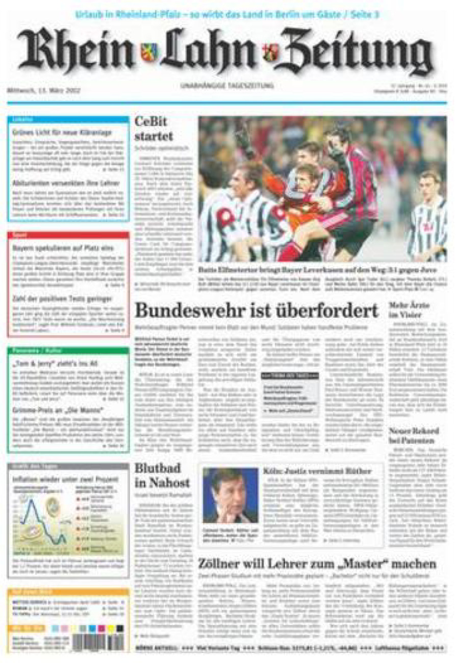 Rhein-Lahn-Zeitung Diez (Archiv) vom Mittwoch, 13.03.2002