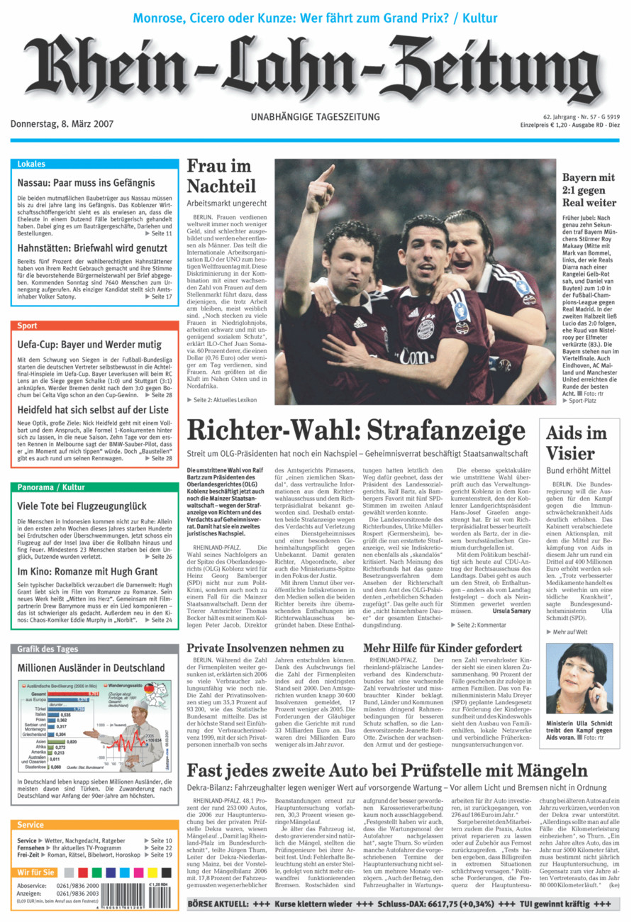 Rhein-Lahn-Zeitung Diez (Archiv) vom Donnerstag, 08.03.2007