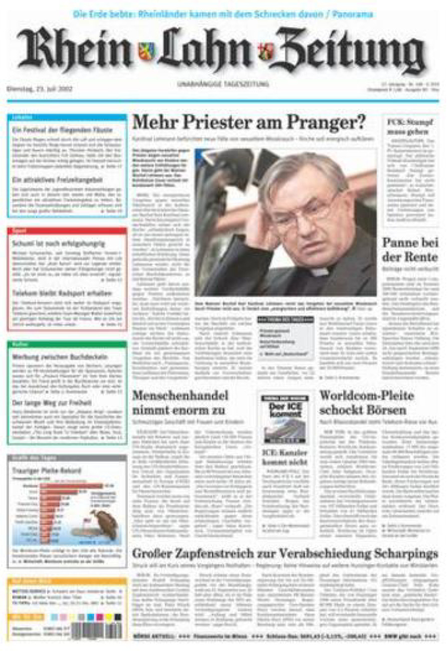 Rhein-Lahn-Zeitung Diez (Archiv) vom Dienstag, 23.07.2002