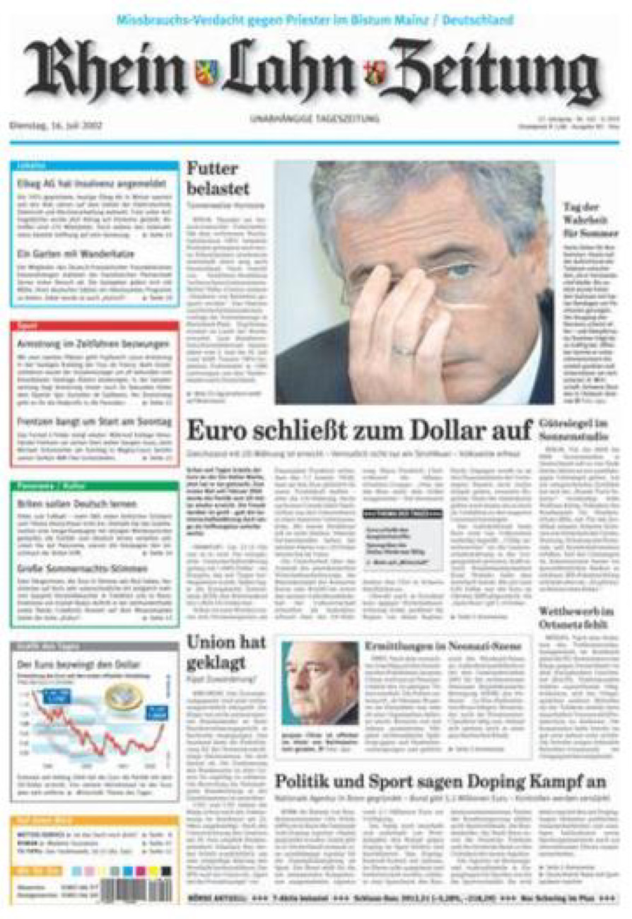 Rhein-Lahn-Zeitung Diez (Archiv) vom Dienstag, 16.07.2002