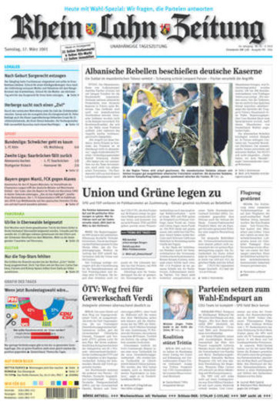 Rhein-Lahn-Zeitung Diez (Archiv) vom Samstag, 17.03.2001