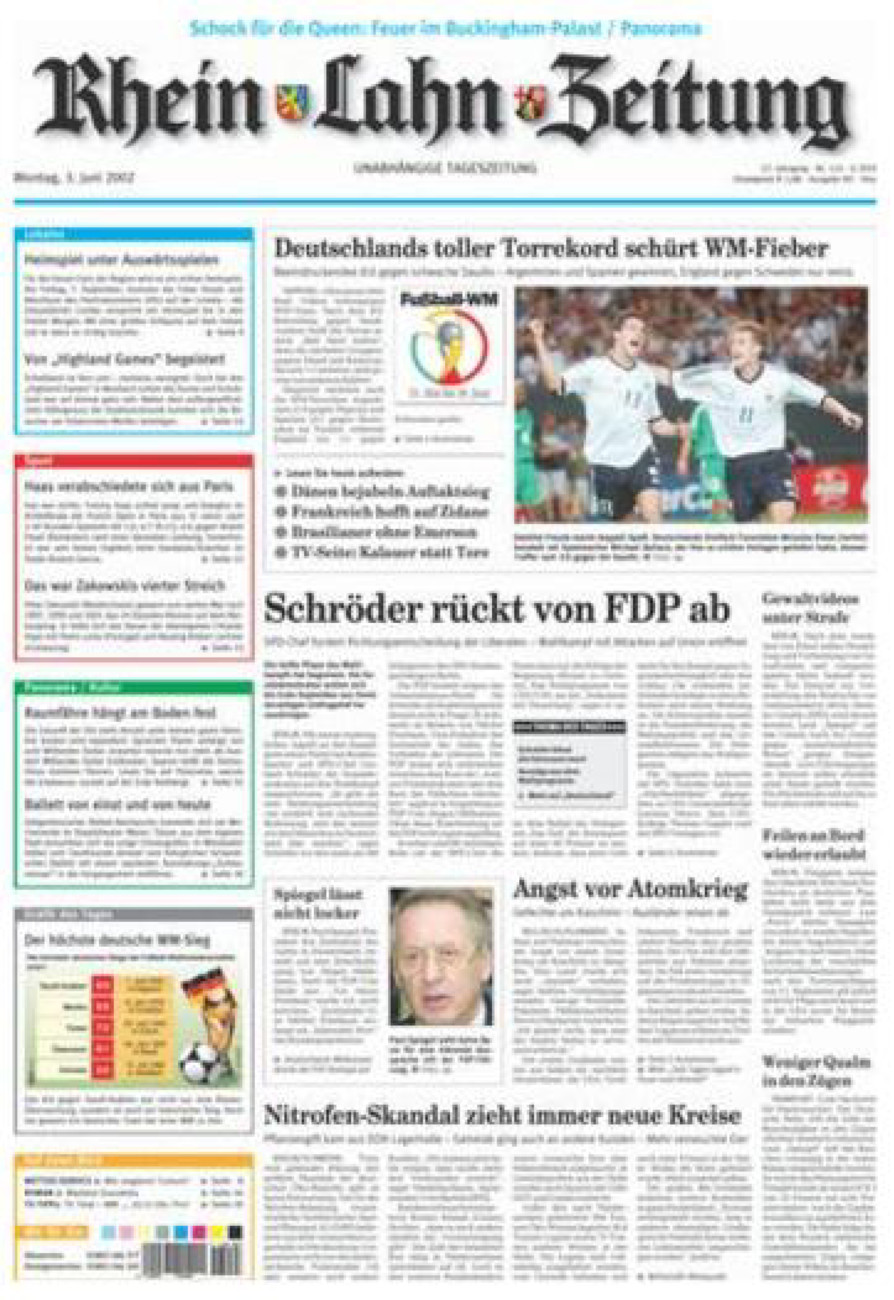 Rhein-Lahn-Zeitung Diez (Archiv) vom Montag, 03.06.2002