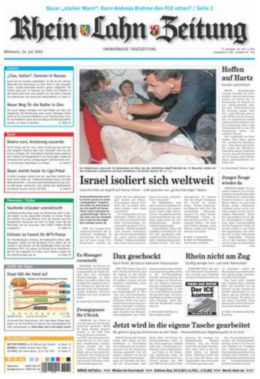 Rhein-Lahn-Zeitung Diez (Archiv) vom Mittwoch, 24.07.2002