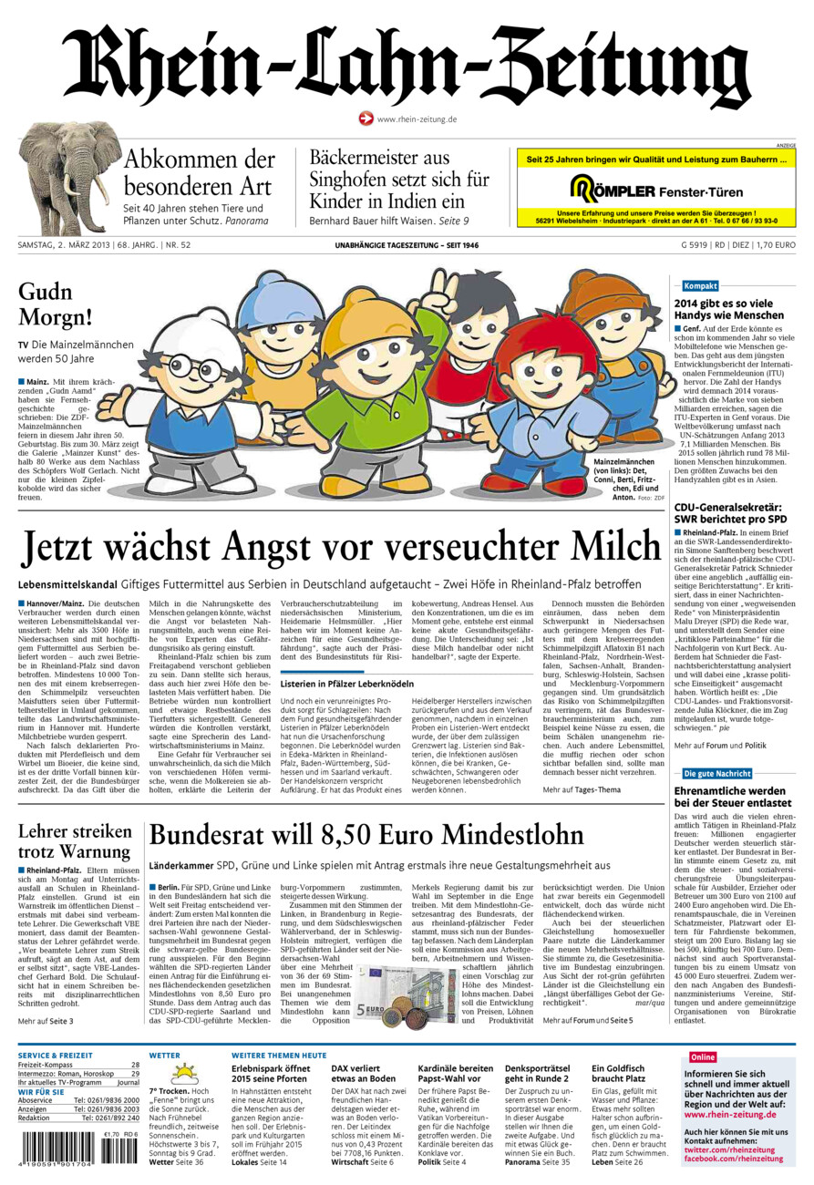Rhein-Lahn-Zeitung Diez (Archiv) vom Samstag, 02.03.2013