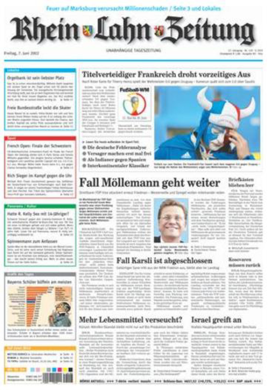 Rhein-Lahn-Zeitung Diez (Archiv) vom Freitag, 07.06.2002