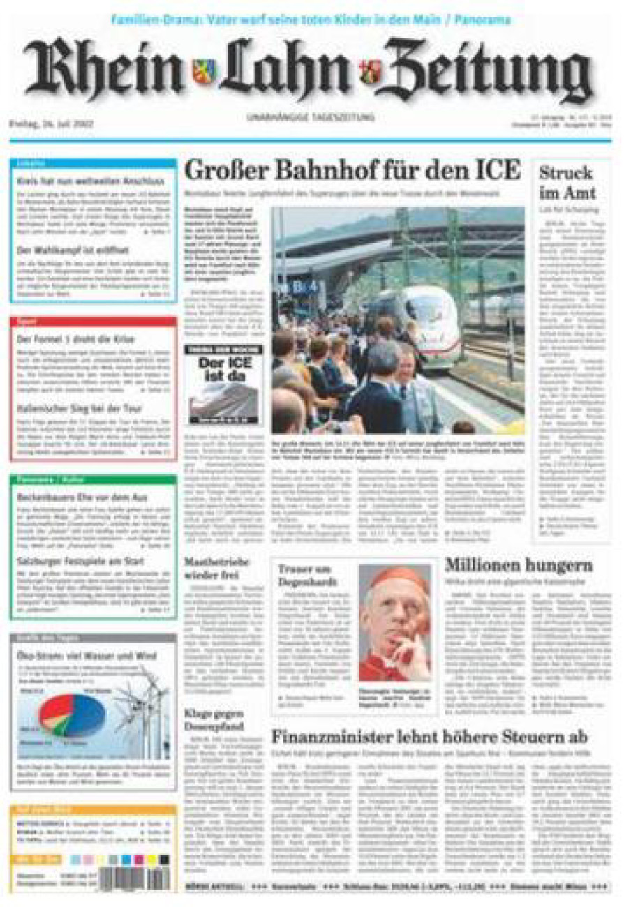 Rhein-Lahn-Zeitung Diez (Archiv) vom Freitag, 26.07.2002