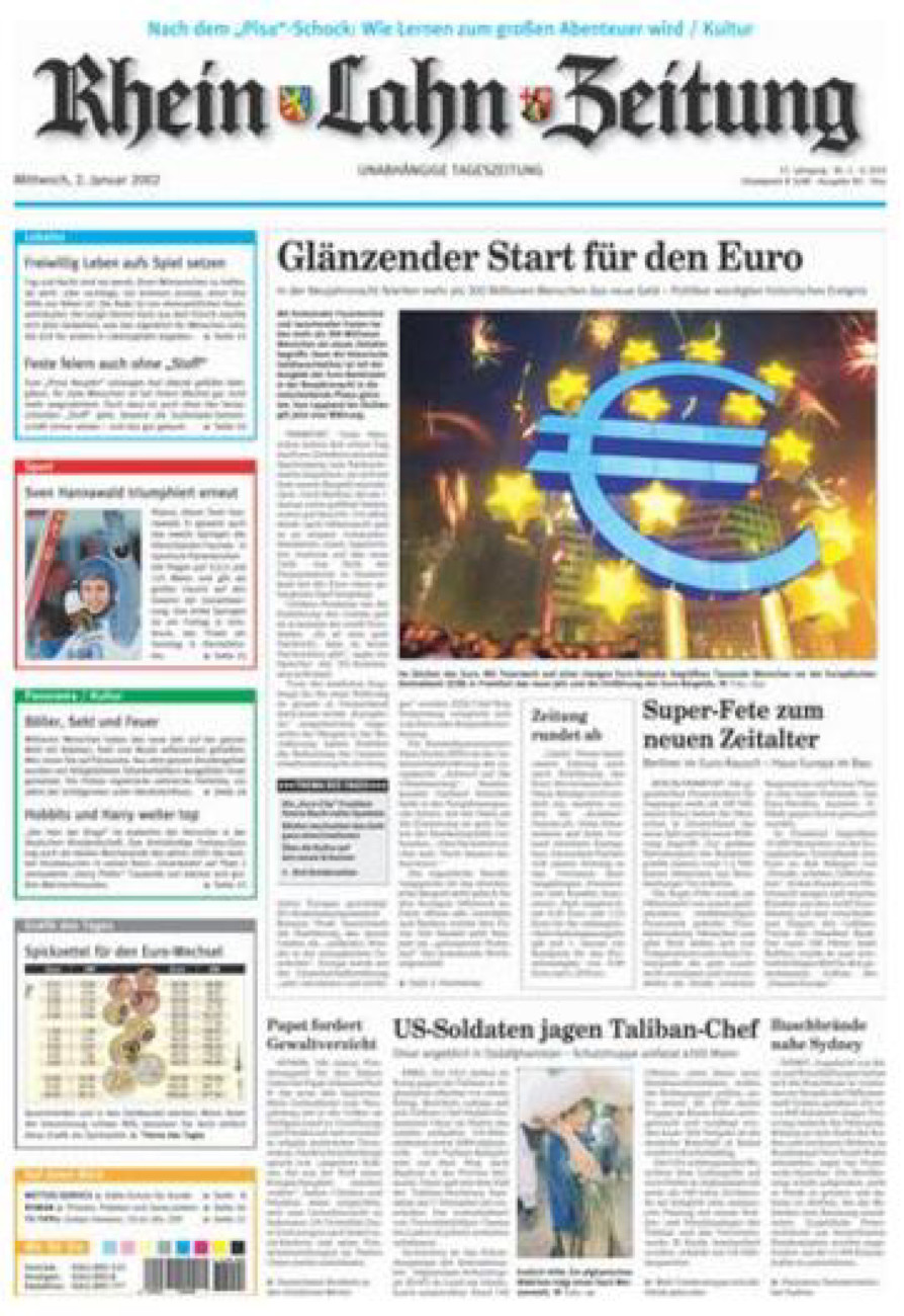 Rhein-Lahn-Zeitung Diez (Archiv) vom Mittwoch, 02.01.2002