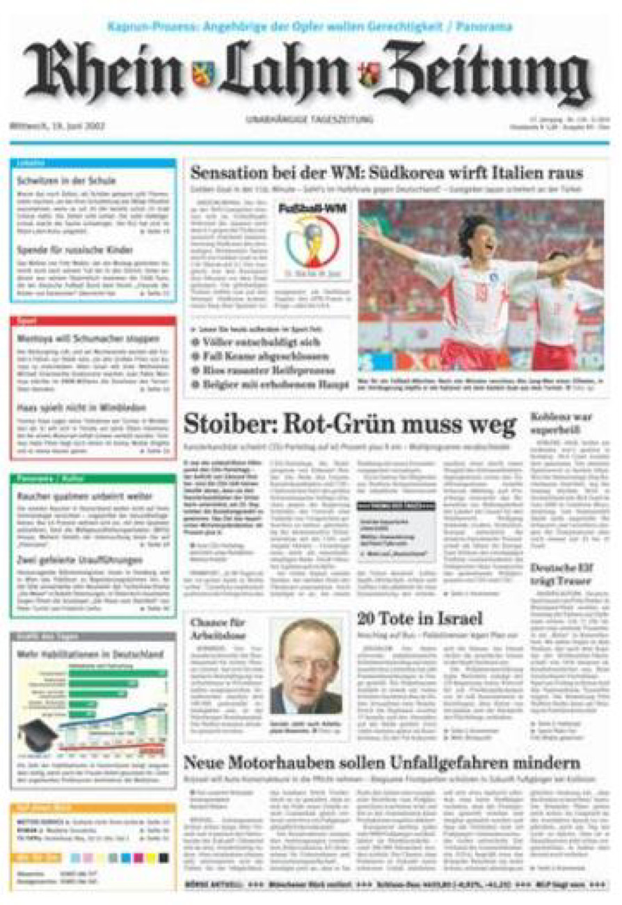 Rhein-Lahn-Zeitung Diez (Archiv) vom Mittwoch, 19.06.2002