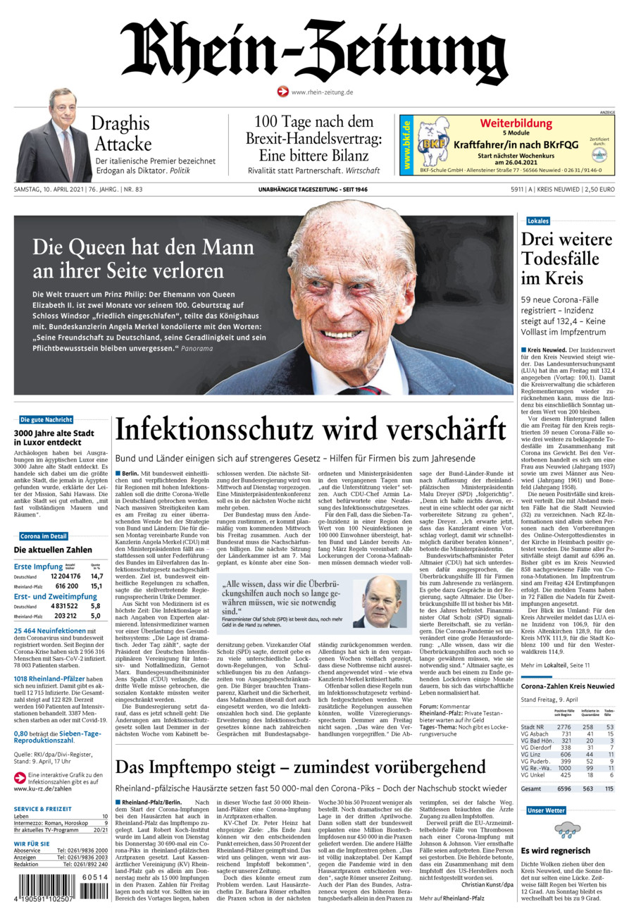 Rhein-Zeitung Kreis Neuwied vom Samstag, 10.04.2021