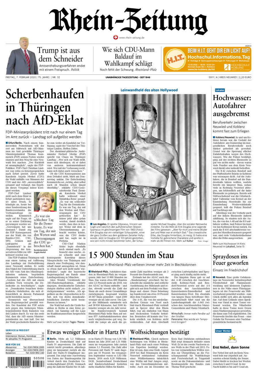 Rhein-Zeitung Kreis Neuwied vom Freitag, 07.02.2020