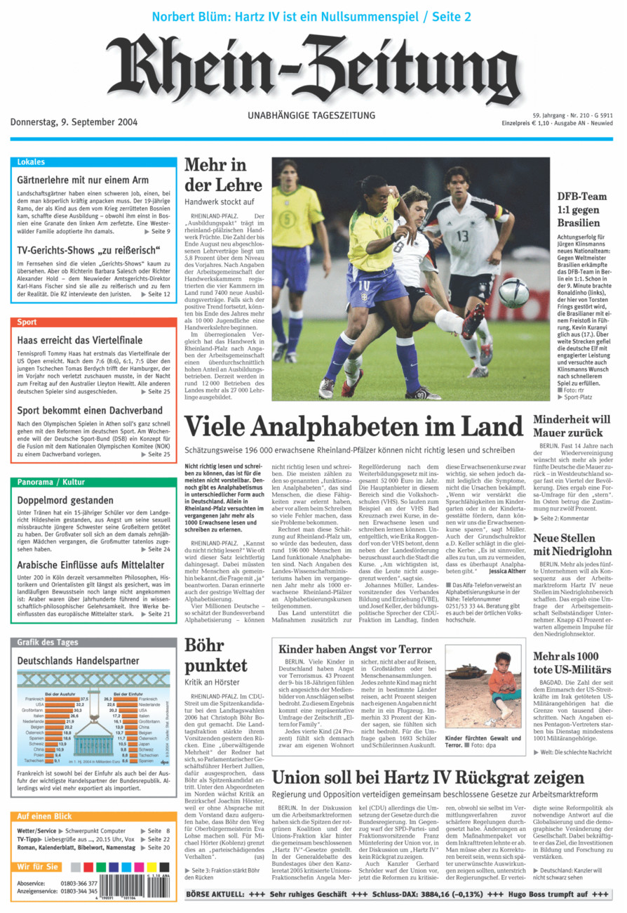 Rhein-Zeitung Kreis Neuwied vom Donnerstag, 09.09.2004