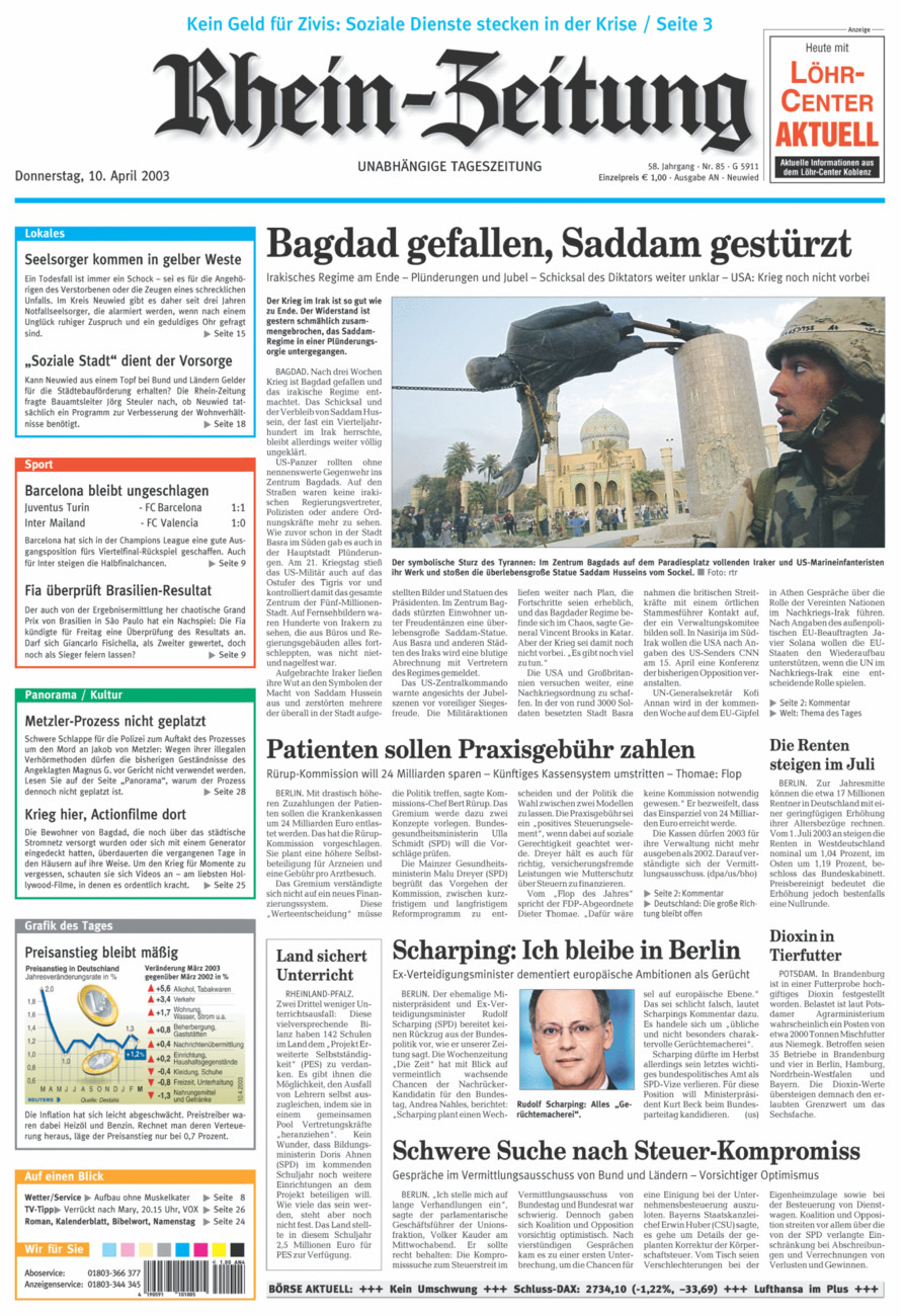 Rhein-Zeitung Kreis Neuwied vom Donnerstag, 10.04.2003
