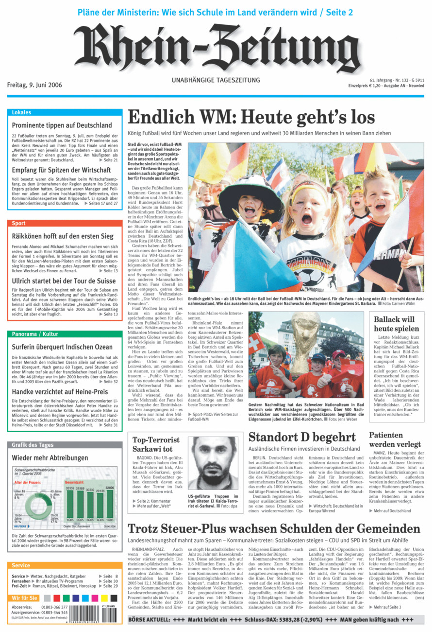 Rhein-Zeitung Kreis Neuwied vom Freitag, 09.06.2006