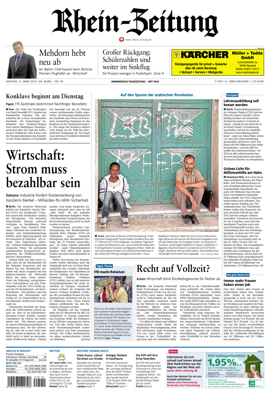 Rhein-Zeitung Kreis Neuwied vom Samstag, 09.03.2013