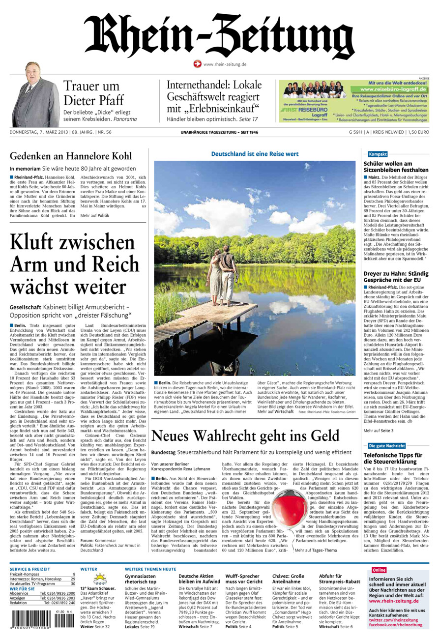 Rhein-Zeitung Kreis Neuwied vom Donnerstag, 07.03.2013