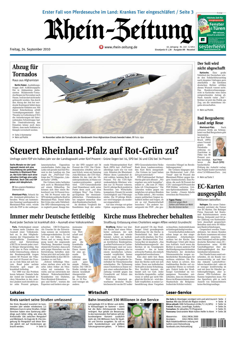 Rhein-Zeitung Kreis Neuwied vom Freitag, 24.09.2010