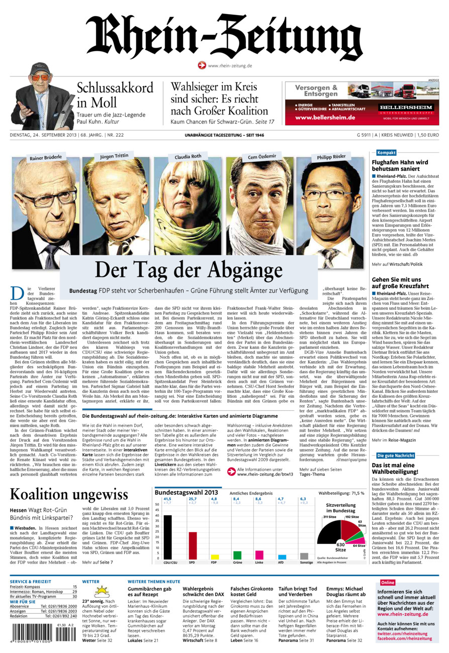 Rhein-Zeitung Kreis Neuwied vom Dienstag, 24.09.2013