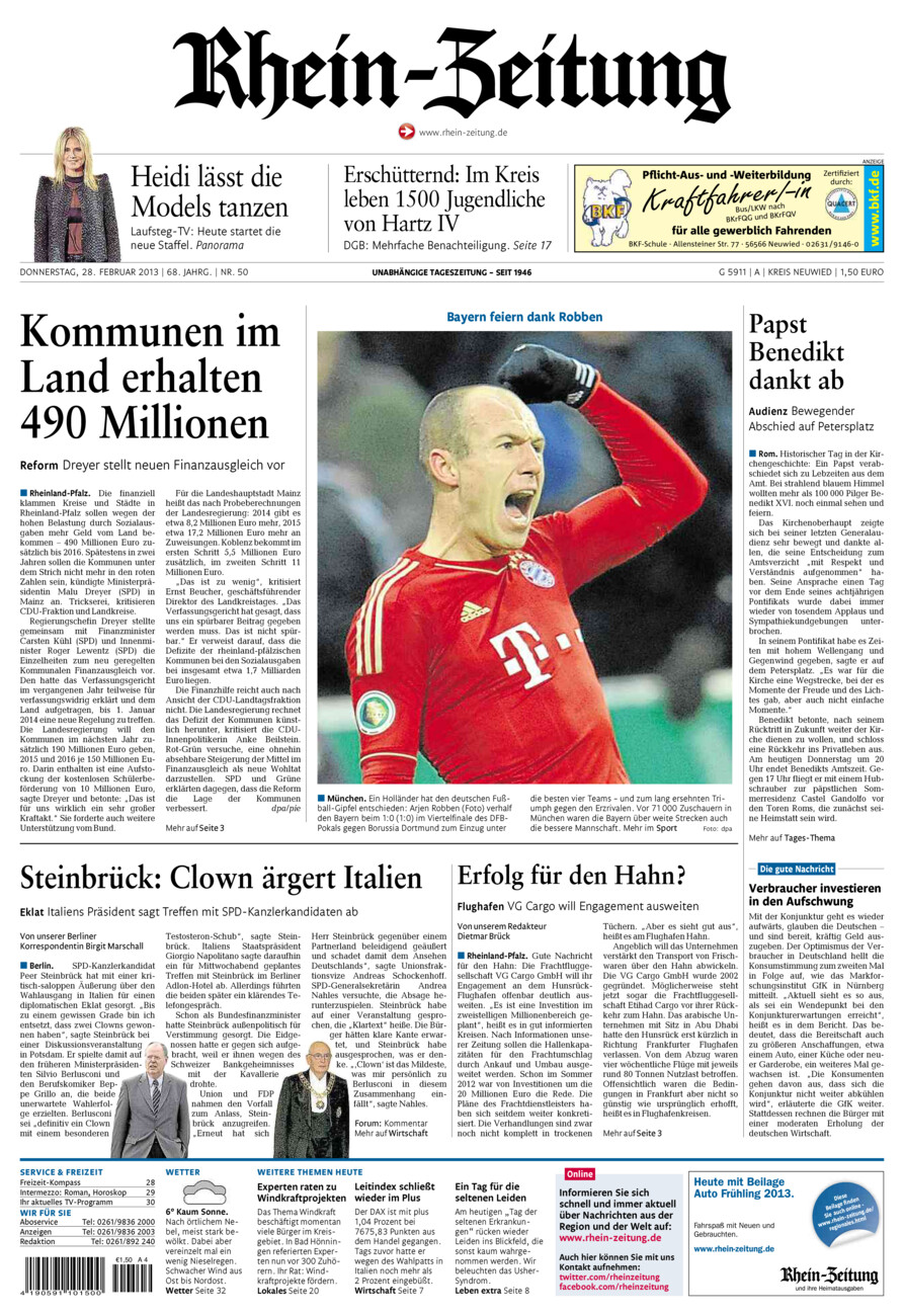 Rhein-Zeitung Kreis Neuwied vom Donnerstag, 28.02.2013