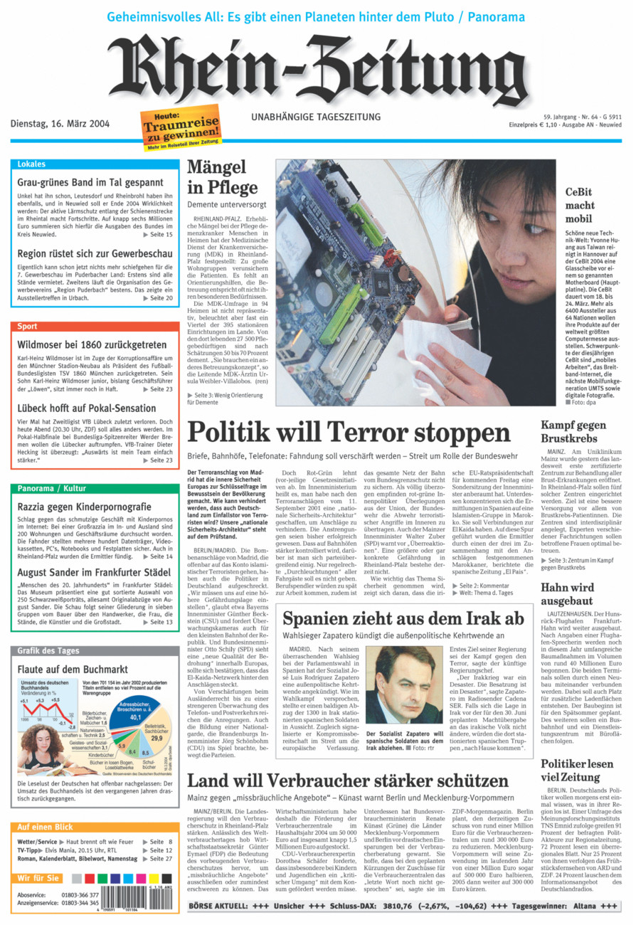 Rhein-Zeitung Kreis Neuwied vom Dienstag, 16.03.2004